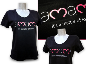T-Shirt Amami con strass