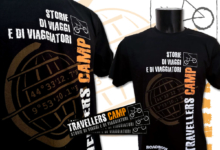 Travellers Camp T-Shirt & Stickers